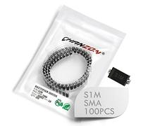 (Lot de 100 pièces) Chanzon Diode de redressement S1M SMD 1A 1000V SMA (DO-214AC) 1 Ampère 1000 Volt Diodes électroniques au silicium