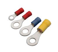 Lot de 100 pièces de 3,7 mm de diamètre Fastom Terminals pour câbles de 1,5 à 2,5 mm² Electro DH Boîtier couleur bleu 10.920/3.7/Z 8430552143535