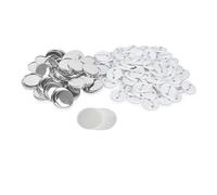 Lot de 100 pièces de badges métalliques vierges de 25 à 75 mm, for loisirs créatifs Pour la production artisanale(56mm)