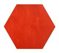 Lot de 100 pièces hexagonales laquées des deux côtés - 3 à 50 cm - En contreplaqué de bouleau de 3 mm - Disponible individuellement ou en lot - Dimensions : 15 cm