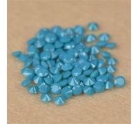 Lot De 100 Pierres Précieuses Synthétiques,0.9 4.0mm 5a,Forme Ronde,Nano Paraiba,Pierre Bleue,Corindon Rouge,Vert,Pour La Fabrication De Bijoux À La Cire - Type Nano Turquo-Ise Blue-4.0mm(100pcs)