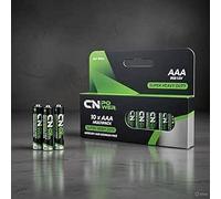 Lot de 100 piles AAA Super Heavy Duty, noir et vert