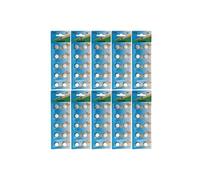 Lot de 100 Piles bouton plates type AG10 1,5V compatibles LR1130 / LR54 - Visiodirect - G