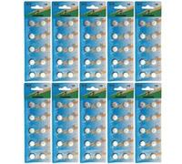 Lot de 100 Piles bouton plates type AG10 1,5V compatibles LR1130 / LR54 - Visiodirect - G