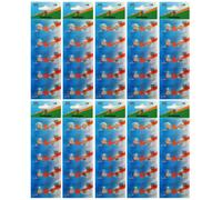 Lot de 100 Piles bouton plates type AG5 1,5V compatible 393A / 46LR / LR754 / 193 - Visiodirect -