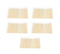 Lot de 100 Pinceaux à Lèvres Jetables de qualité Supérieure avec Manche en Bambou, Kits D'outils de Maquillage pour Application de Brillant à Lèvres, Fournitures D'extension de