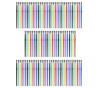 Lot de 100 pinceaux colorés pour enfants pour une manipulation facile et un plaisir créatif pour peinture à l'huile