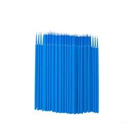 Lot de 100 pinceaux jetables avec pointe super fine et flexible pour retouche automobile et utilisation de loisirs (bleu)