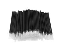 Lot de 100 Pinceaux Jetables pour Eye-liner, Pinceaux de Maquillage Noirs, Applicateurs, Baguettes Cosmétiques pour les Yeux, Outil de Maquillage pour Eye-liners, Lèvres, Cils