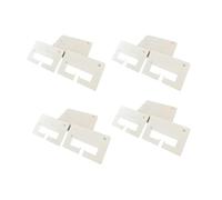 Lot de 100 pinces à cheveux blanches - Cartes d'emballage - Accessoires pour cheveux - En carton - Pour pinces à cheveux - Barrettes - Décorations de beauté et de soins personnels