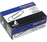 Lot de 100 pinces à courrier Kangaro 30 mm rondes. Enrichi