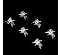 Lot de 100 Pinces à Orchidées en Plastique avec Un Design Mignon pour Soutenir Les Tiges de Fleurs, Mini Clips Faciles à Utiliser pour Orchidées, Tomates, Plastique Durable, Taille 3,5 X 3,5