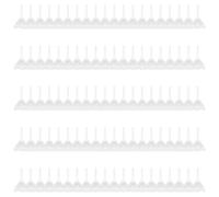 Lot de 100 pinces à outils de nivellement en céramique en spirale pour pose de mur, fixation au sol, sangles d'espacement, clips pour base de joint fin