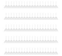 Lot de 100 pinces à outils de nivellement en céramique en spirale pour pose de mur, fixation au sol, sangles d'espacement, clips pour base de joint fin