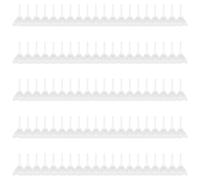 Lot de 100 pinces à outils de nivellement en céramique en spirale pour pose de mur, fixation au sol, sangles d'espacement, clips pour base de joint fin