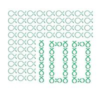 Lot de 100 pinces à tomates pour plantes grimpantes, aide à la stabilisation du jardin, aide à la fixation des plantes grimpantes, légumes, concombres, tomates