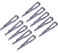 Lot de 100 Pinces Crocodiles en Plastique Transparent et Durable en Forme de U pour Chemises et Chaussettes