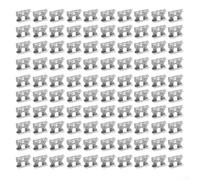 Lot de 100 pinces de guidage d'eau photovoltaïque en alliage d'aluminium pour panneaux solaires Augmente la génération d'énergie et l'installation extérieure (35 mm)