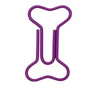 Lot de 100 pinces métalliques en forme d'os de chien - Papeterie de bureau colorée - Organisateurs de documents pratiques pour étudiants, bureaux, marque-pages métalliques décoratifs