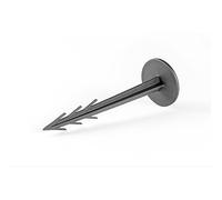 Lot de 100 piquets HaGa, à 2,5 m³ / min de capacité du compresseur - Longueur : 12 cm -