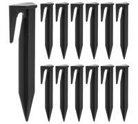 Lot de 100 piquets pour câble de délimitation pour robot tondeuse, piquets en plastique, accessoires de tondeuse à gazon, crochets de sol pour fixation de fil de délimitation, accessoires pour robot