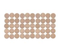 Lot de 100 plateaux ronds en bois pour pendentifs, cabochons ronds en bois de sycomore de 30 mm de diamètre extérieur, pour colliers et bijoux DIY