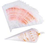 Lot de 100 poches à douille jetables en plastique pour glaçage de gâteaux, outils de décoration de cupcakes, macarons et biscuits RadiantRover (30,5 cm)