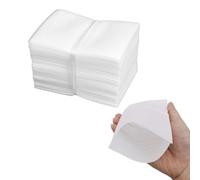 Lot de 100 pochettes d’emballage en mousse épaisse de 10 x 15 cm - pour vaisselle, meubles, verrerie (blanc)