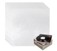 Lot de 100 pochettes de protection en vinyle pour disques vinyles de 12"