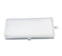 Lot de 100 pochettes de rangement en papier transparent avec boîte en plastique pour une protection sécurisée des devises et un affichage en polypropylène