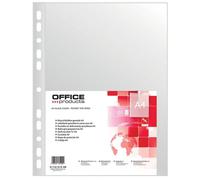 Lot De 100 Pochettes Perforees En Polypropylene A4 Orange Peel 45 Microns Archivage De Documents Type Peau Orange Bord Renforce Materiau Pp Couleur Transparente Format A4 Epaisseur 45 Mm