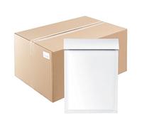 Lot de 100 pochettes postales rembourrées légères D14 Blanc Dimensions 200 x 275 mm