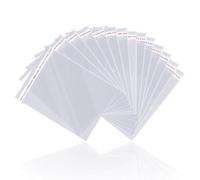 Lot de 100 pochettes transparentes en cellophane auto-scellantes A3 pour impressions, photos, cartes et œuvres d'art, pochettes de présentation solides 31 × 46 cm