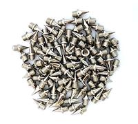 Lot de 100 pointes en acier inoxydable pour piste et cross-country, 100x spikes, Silver, 9 mm