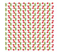 Lot de 100 pompons en polyester doux en forme de feuille de cerisier pour pinces à cheveux, fabrication de bijoux, décorations de cerises