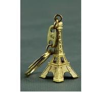 Lot de 100 porte clés en métal souvenir tour eiffel - Jucnuz - couleur dorée symbole paris porte clés français de souvenir kit com