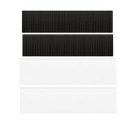 Lot de 100 porte-marque-pages en papier kraft avec sac autocollant transparent, cartes vierges pour lecture, fournitures de fête, noir