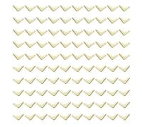 Lot de 100 protections d'angle en métal pour album de souvenirs et livres de collection de photos rétro