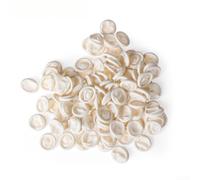 Lot de 100 protège-doigts antidérapants en latex avec gants de protection réutilisables pour réparation électronique, nail art, artisanat industriel (blanc)