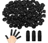 Lot de 100 protège-doigts antistatiques en latex pour cosmétiques, médicaments, réparation électronique, traitement alimentaire