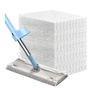 Lot de 100 recharges lingettes jetables pour Balai Plat, électrostatiques, 20 × 14 cm, compatibles têtes de Balai Plat courantes, dépoussiérage des sols et Poils d’Animaux