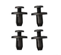 Lot de 100 rivets de fixation en plastique pour pare-chocs de voiture avec trou de 6 mm de diamètre pour remplacement de garniture extérieure automobile