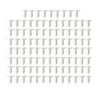 Lot de 100 rivets en plastique - Fixation de rivets - Trou en plastique - Capuchons de pression - Laser en nid d'abeille - Trous en plastique