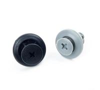 Lot de 100 rivets en plastique pour fixation de pare-chocs de voiture pour différents styles de garniture