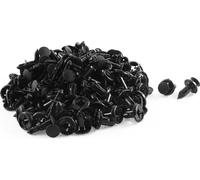 Lot de 100 rivets Splash Tapis de pare-chocs en plastique noir