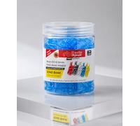 Lot de 100 RJ45 bateau bleu 6,5 mm - Protection anti-torsion RJ45 pour câble Ethernet et LAN, décharge de traction flexible en PVC - Protection de câble Snagless pour connecteurs Cat5e Cat6 Cat6a Cat7