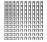 Lot de 100 rondelles conductrices de mise à la terre en acier inoxydable 304 pour joints de mise à la terre pour supports de toit, abris d'auto et rails de sol pour systèmes de montage photovoltaïque