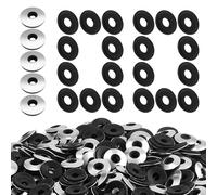 Lot de 100 Rondelles d'étanchéité EPDM M8x25x2mm Rondelle en Acier Neoprene pour Vis Autoperceuses Cache Vis Toiture (M8x25mm)
