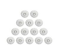 Lot de 100 rondelles en métal de 25 mm pour réparation murale, plâtre, cloison sèche, boutons de plâtre pour plafond et cloison sèche