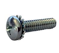 Lot de 100 rondelles externes M4-0,7 x 5 ISO 7045 métriques Phillips Pan MS/S entièrement filetées en zinc